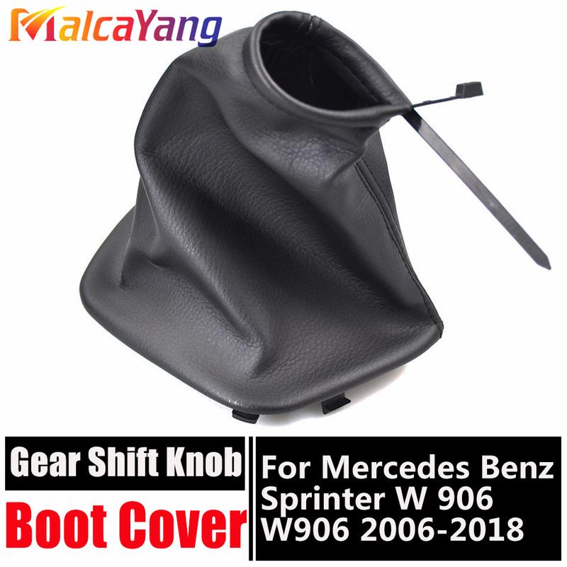 Car Hand Speed Ball Gear Knob Lever Gaiter Boot Cover For Mercedes Benz Sprinter W 906 W906 2006 2007 2008-2017 2018