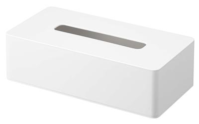 Yamazaki 5583 Tissue Case, Regular Size, White [Compatible Size Inner Dimensions Approx. W25 X D12 X H7 Cm]
