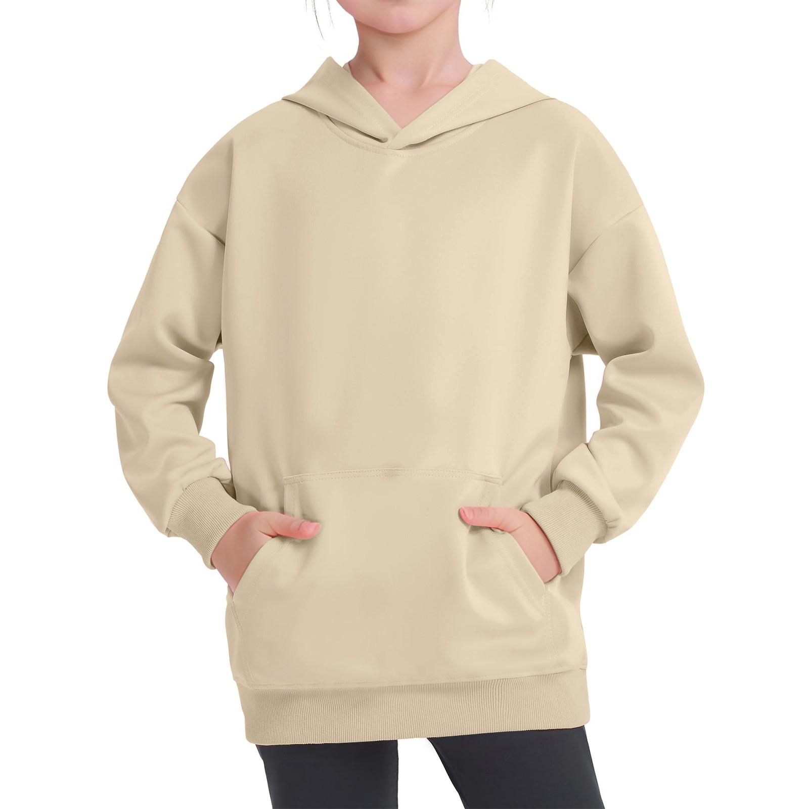 

Детские модные повседневные универсальные повседневные толстовки с круглым вырезом для мальчиков и девочек, повседневные лоскутные топы с длинными рукавами, свитшоты 150 хаки