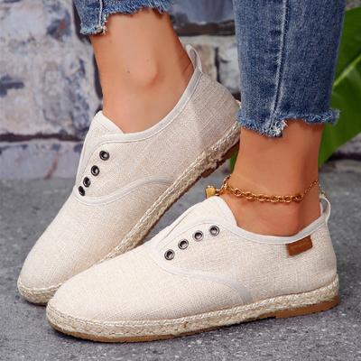 Fisherman's Shoes Women's New Autumn Casual Flat Bottom Women's Shoes Comfortable Canvas Shoes