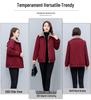 Plus Size Velvet Thick Cotton Padded Winter Jacket - Slim Fit, Warm, Versatile, Fashionable 2025