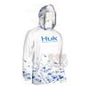 Cross-border HUK Men's Long Sleeve Hooded Face Mask One-piece Fishing Suit UV Protection Shirt Sun Protection Fishing Suit