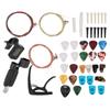 Guitar Accessories Color String Set Tuner Capo Bridge Pins Pick Replacement Playing Tools