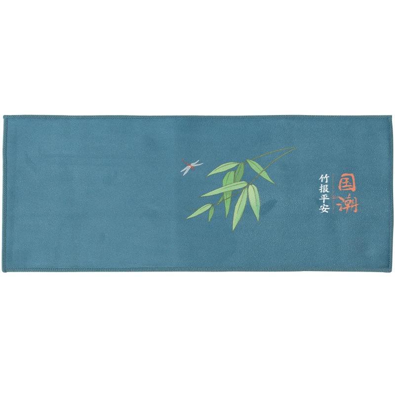 Torchon de cuisine classique chinois Peinture suède Chiffon absorbant Épaissi Chiffon de nettoyage de table Outils ménagers Cuisine