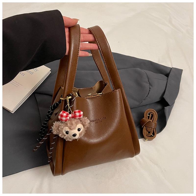 Stylish casual messenger bag women's handbag autumn new portable bucket bag niche shoulder tote bag