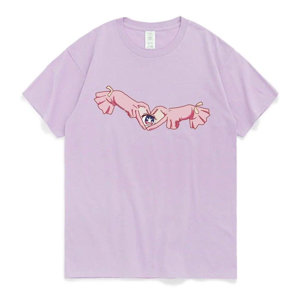 2023 nowy Oshi No Ko Anime Ai Hoshino Kawaii T koszula kobiety i unisex japońska koszulka unisex z motywem kreskówkowym z krótkim rękawem letnie koszulki bawełniane