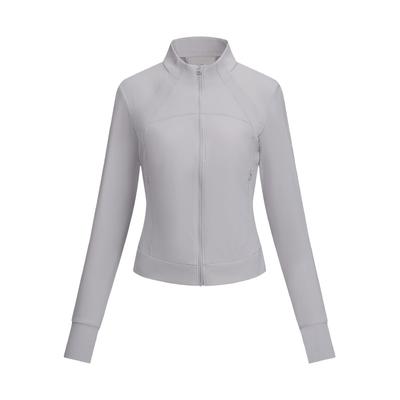 Novelty Knitted Sports Breathable Comfortable Fitted Jacket Women Jackets 6014362-009