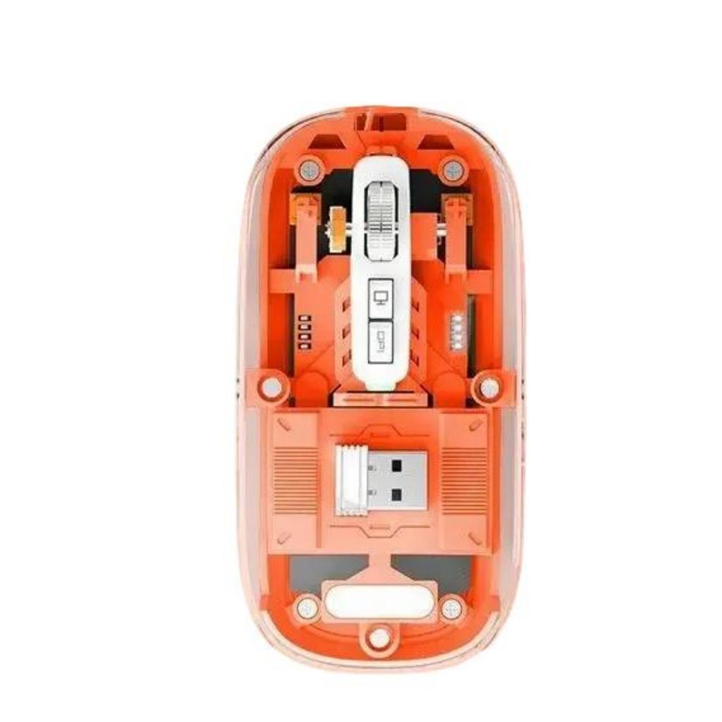 Customized Pattern Rechargeable Bluetooth Wireless Mouse Silent Color Box Packaging