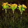 Colorful Design Solar Lawn Lamp Sunflower Shape Landscape Lighting Solar Light  Wedding Decor