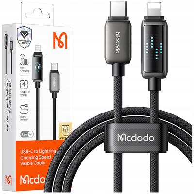 Mcdodo Charger Usb-C Lightning Fast Charging Cable For Iphone 1M Led
