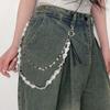 Modische Perlen-Hüftkette Herren Accessoires Y2k Retro Punk Quasten Hosenkette Damen Amerikanischer Hip-Hop Hüft Accessoires