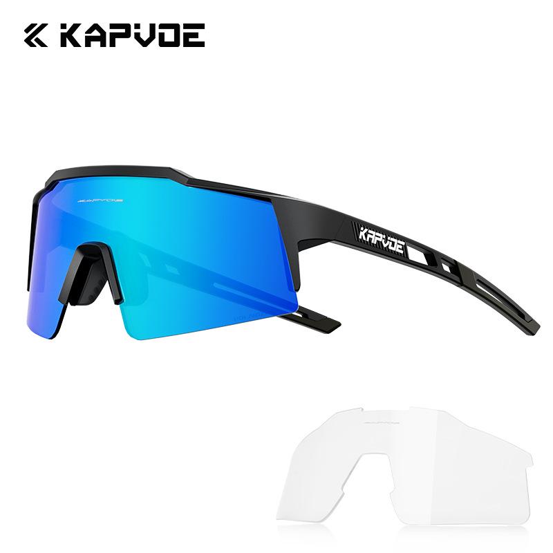 KAPVOE Color-Changing Windproof Cycling Goggles for Men and Women