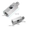 Stainless Steel M10 Oil Pressure Sensor Tee To NPT Adapter Turbo Supply
