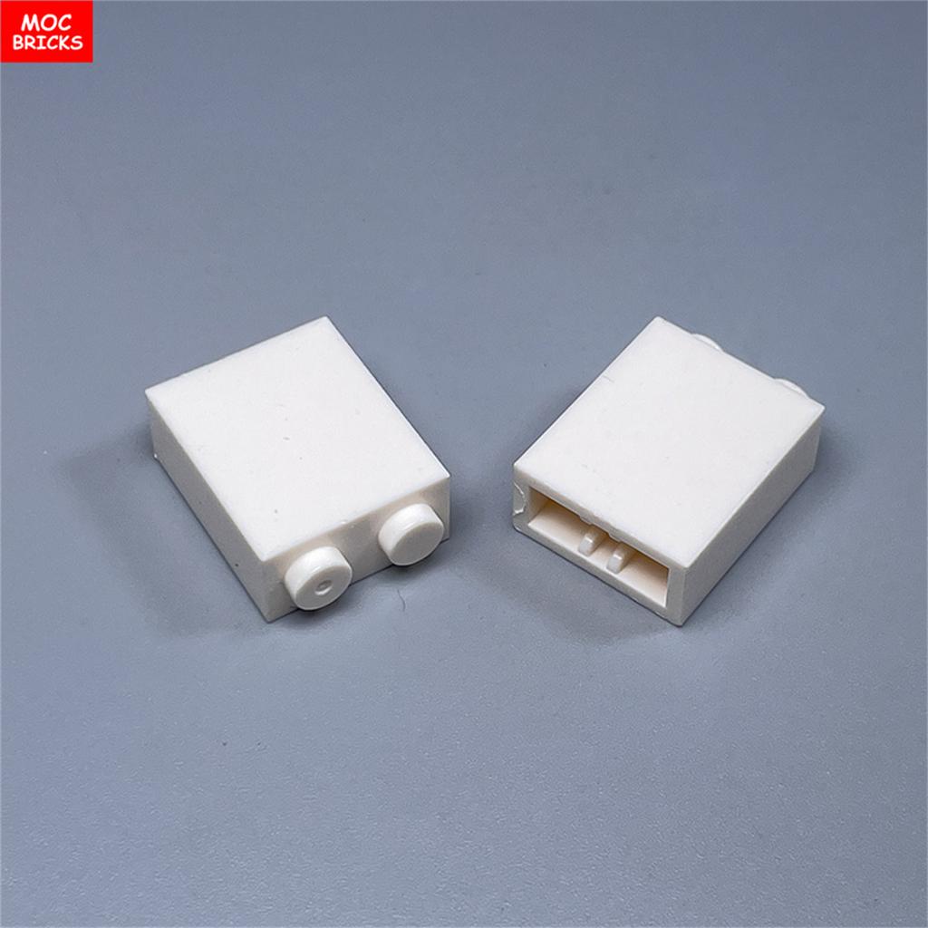 10pcs/lot MOC Bricks 1x2x2 Wall Brick 3245C Assembled Particles Educational Building Blocks Kids DIY Toys Gift