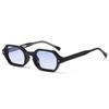 New Black Square Retro Sunglasses Branded Designer Concave Irregular Thick Frame Men Women Fashion Sun Glasses Uv400