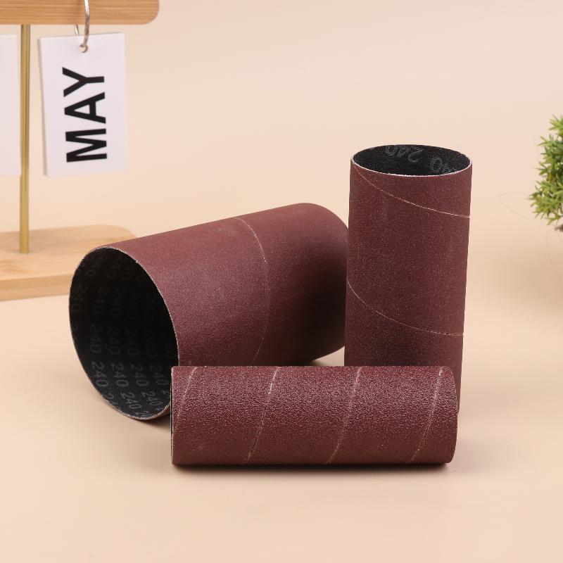 1Pcs Sanding Drum Sleeves Sandpaper Sanding Abrasive Tools 80/150/240 Grit Vibrating Spindle For Sander Sleeve Polishing Tools