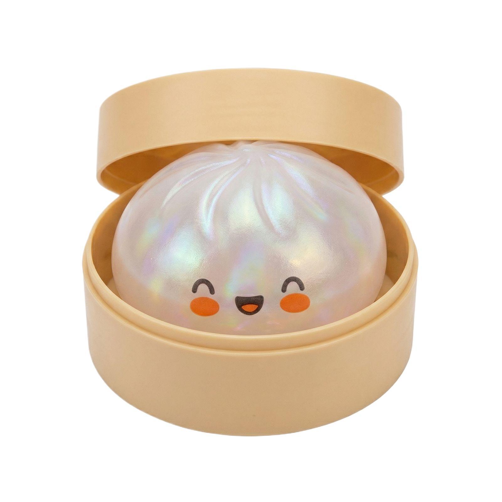 

Glittery Bun, Soft And Cute Toy, Sparkly Stress-relieving Collectible, Squeezeable Bun. One Size білий