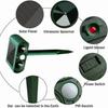 Solar Ultrasonic Cat Repellent Outdoor Cat Repellent Adjustable Sensitivity and Frequency Ultrasound Cat To Repel Pests Garden Protector..DEBUNS
