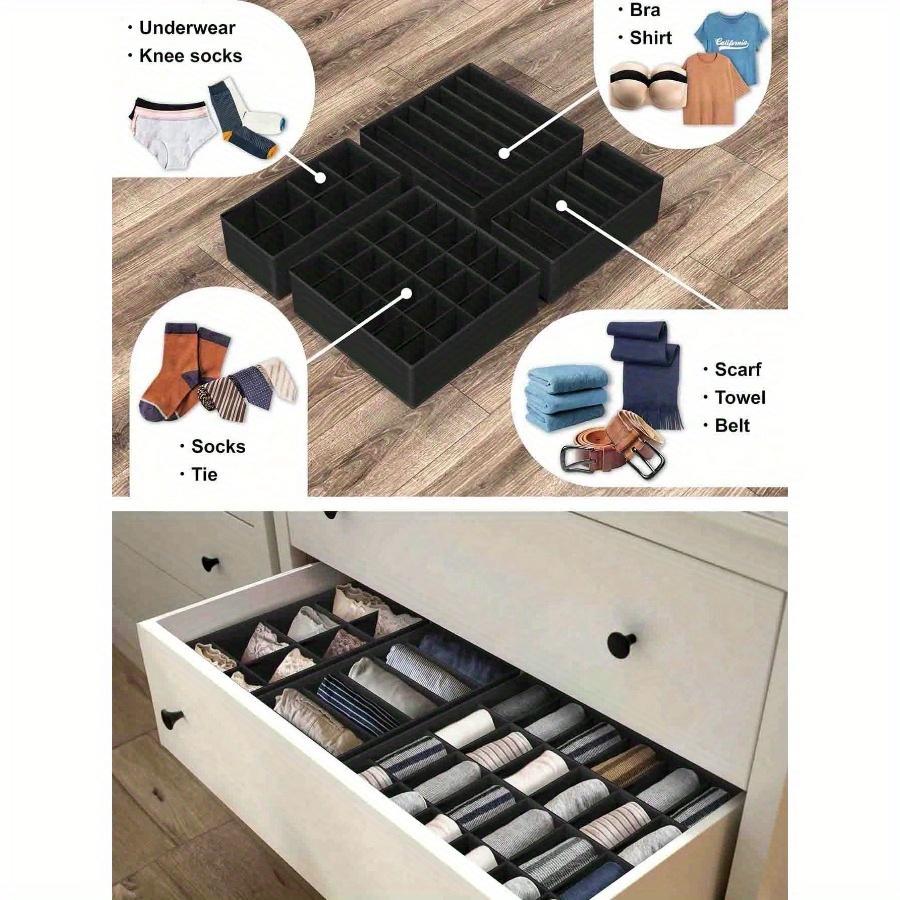 Schubladen-Organizer für Heimkleidung, Unterwäsche-Organizer, Stoffmaterial, Weich und bequem, Mehrere Spezifikationen verfügbar