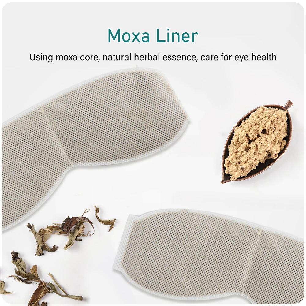 USB Heated Wormwood Sleeping Eye Mask Ultra Soft Skin-Friendly Eye Patch USB Temperature Control Silk Warm Treatment