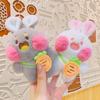 Backpack Decor Rabbit Plush Keyring Rabbit Doll Toy Cartoon Plush Pendant  Couple
