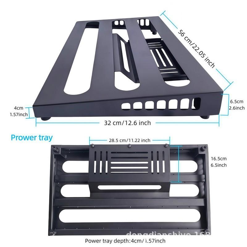 Electric Guitar Effect Pedal Holder - Single Pedalboard & Musical Instrument Accessory