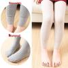 Girls' Cozy Thermal Cable Knit Fleece Leggings - Slim Fit, Thickened for Winter Warmth