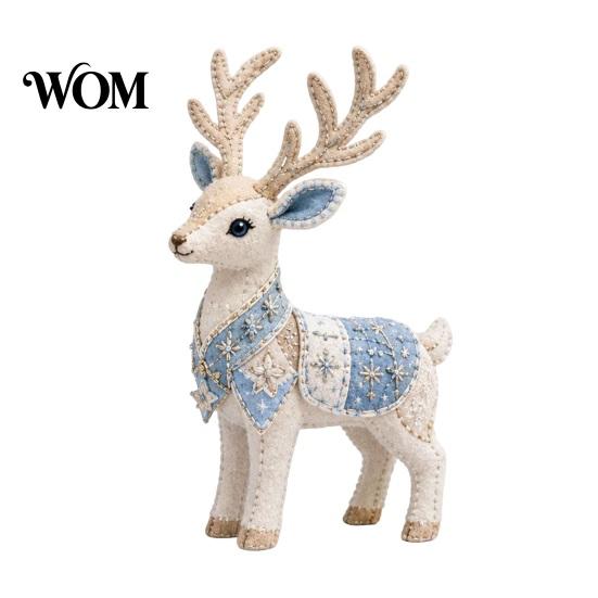 Anfänger Nähset Arktische Tiere DIY Patchwork für Anfänger, Winterwächter Tier-Set, 3D Gemütliches Zuhause Dekoration Basteln Stofftier Mythisches Wesen