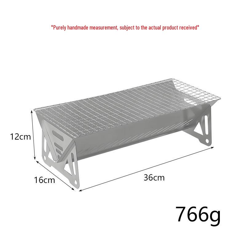 Portable Mini Charcoal BBQ Grill: Foldable Camping & Travel Stove for Outdoor Picnics