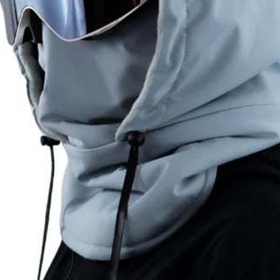 Waterproof Fleece Lined Riding Headgear with Goggles 3-in-1 Full Cover Ski Hood