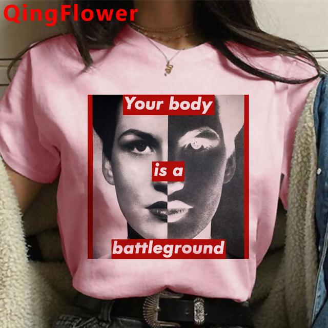 Feminist Girl Power Grl Pwr Feminism Summer Top Tshirt Female 2021 Tumblr Casual Tshirt Tumblr