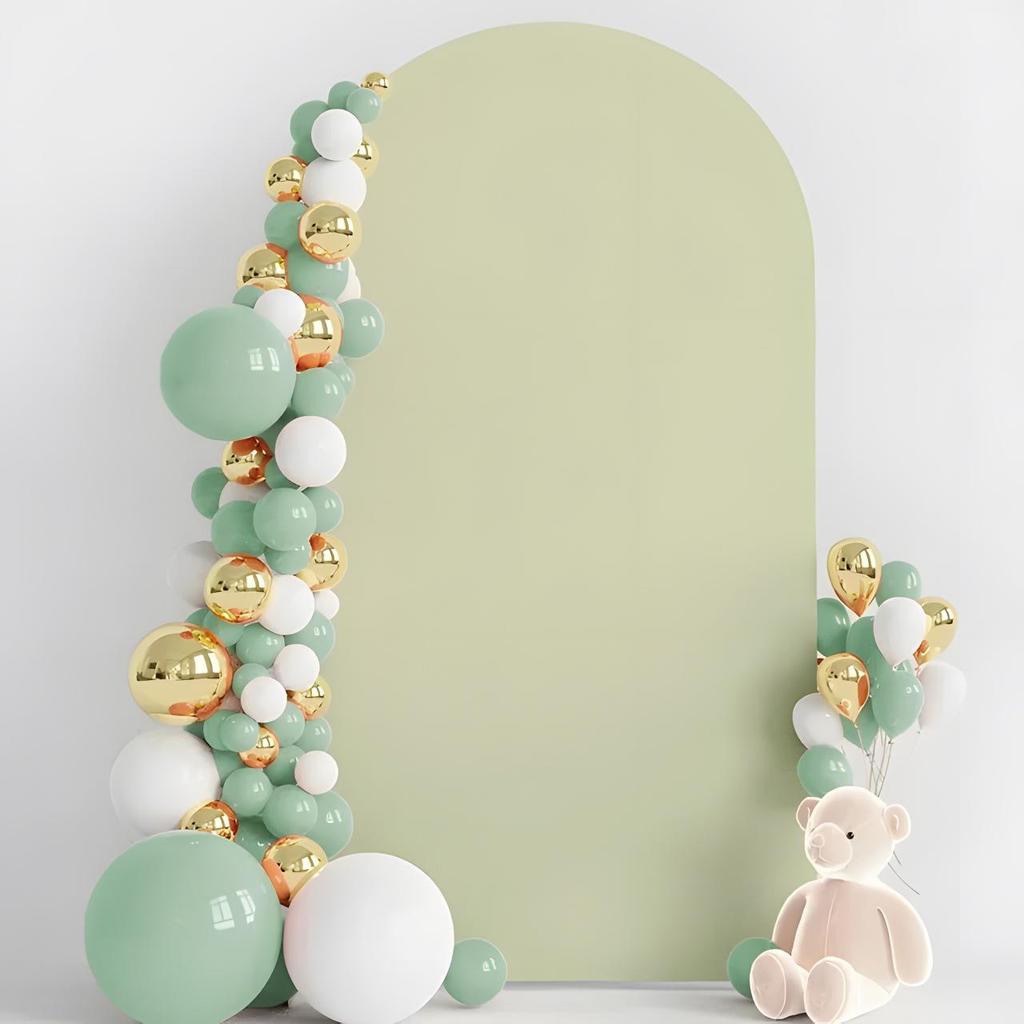 Solid Color Stretchy U-Shaped Backdrop Fabric for Party Decoration and Arch Covers