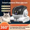 Automatic Follow Pet Monitoring Car 1080P Robot Camera On Wheel for Fully Home Coverage with Clear Night Viewing