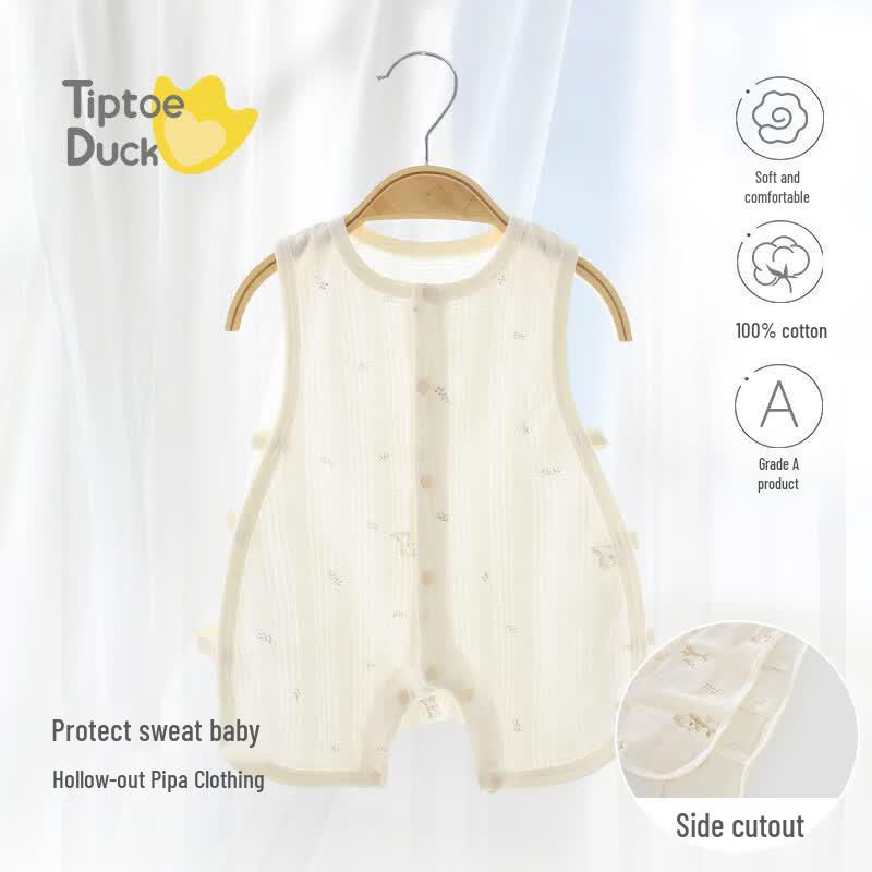Qiaojiao Duck Newborn Summer Cotton Pipa Romper 80