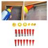 20PCS Stainless Steel Caulking Nozzle Tips Caulking Tool Kit  for Sealant Application