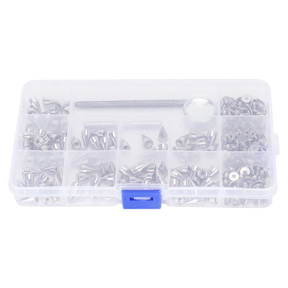 Punk Spikes DIY Zinc Alloy Cone Craft Spot Leather Clothing Rivets Tool 7 X 14MM