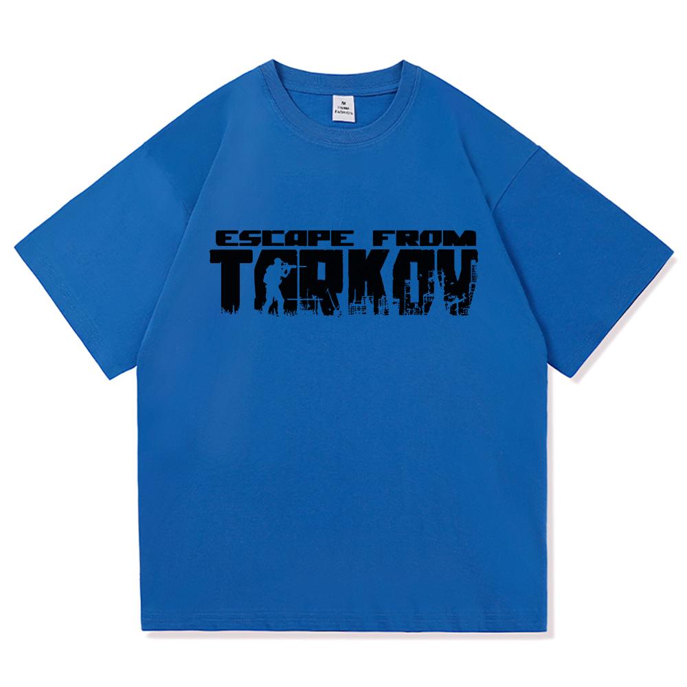 2025 Hot Game Escape From Tarkov TShirt Fashion Menwomen Clothing Harajuku High Quality Tops Cotton TShirts Vintage Male Tees