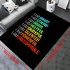 1pc  Non-Slip Machine Washable Polyester Door Mat Rug Tapestry for Hallway Aisle Living Room Bedroom Foyer Outdoor Patio Garden Courtyard