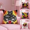 Japan Fashion H-Hysteric M-Mini Cushion Cover Plush Fabric Soft Double-Sided Printed Sofa Warm Winter Home Gift Pillow Cover
