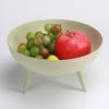 Wabi-sabi Style Three-legged Fruit Plate Metal Tray Hotel B&B Natural Resort Style Creative Soft Decoration Combination Decoration