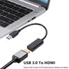 USB to HDMI-Compatible Converter High Speed Transmission Adapter for PC Laptops Display