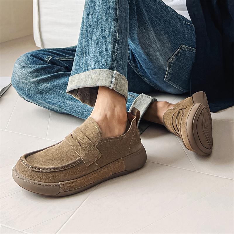 Fashion Casual and comfortable men's shoes Classic loafers Men's Luxury Brands Outdoor casual business versatile Genuine leather shoes