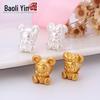 Sterling Silver Mickey & Minnie Mouse 3D Beads for DIY Jewelry Making