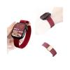 Red Braided New Year'S Braided Sports Versatile Apple 11Iwatch10 Magnetic Breathable Strap 68