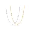 S925 Sterling Silver Initial Necklace for Women - Elegant Polished Clavicle Chain, Fashionable Jewelry, In Stock