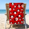 proof beach towel with a Pucca1 pattern - soft,absorbent,quick-drying,machine washable - perfect for swimming,camping,bathing