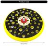 Heat Resistant Heavy Duty 6" Sanding Base Plate 54 Hole Airflow Design Grinder Dust Removal System Suitable for Grinders