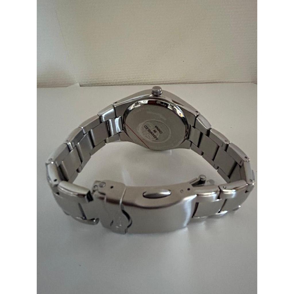 Used FOSSIL Watch Silver Black Dial