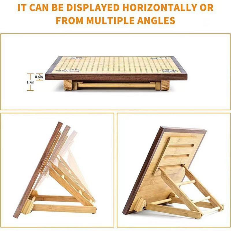 Adjustable Wooden Blocking Board for Granny Square Crochet Board Crafting Blocking Board  with Holes For DIY Knitting Crochet