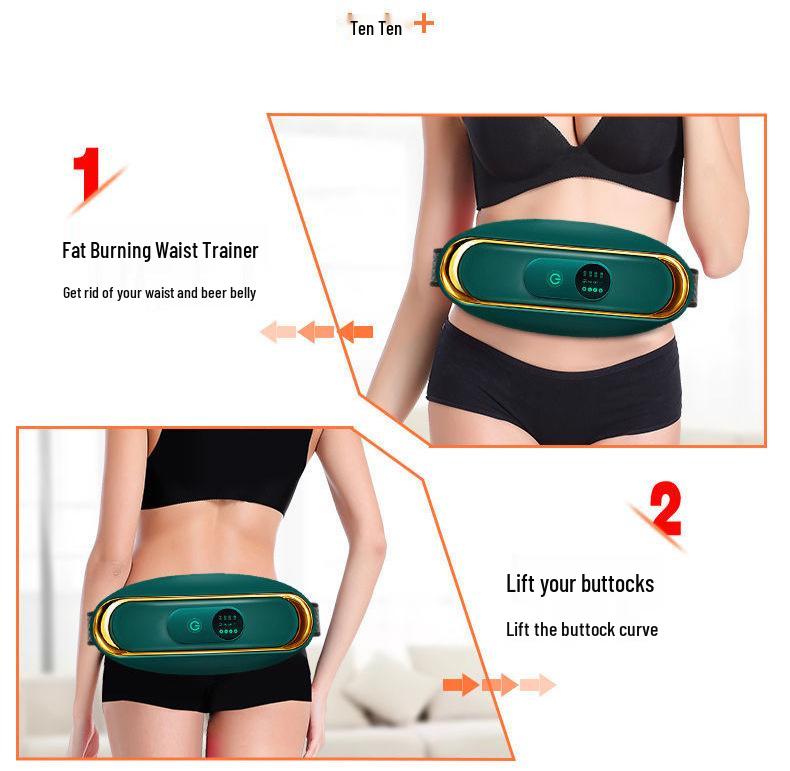 Vibrating Heating Waist Massager for Abdominal Fitness